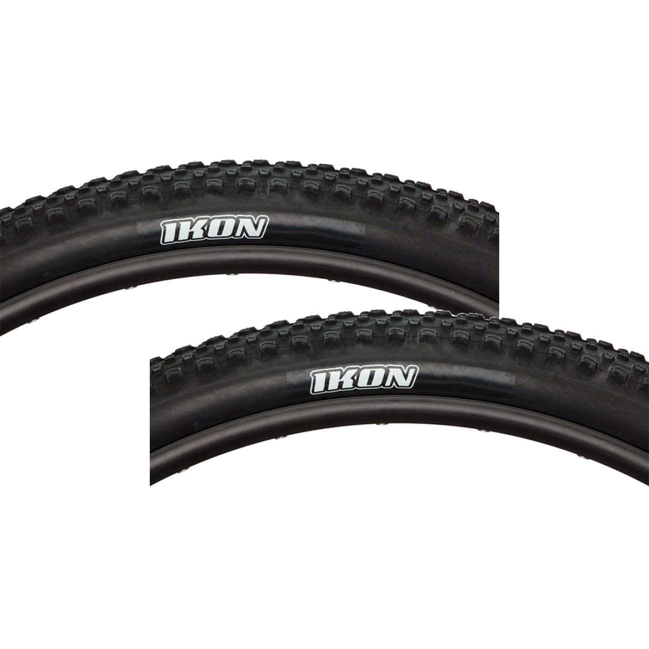 Pack of 2 Maxxis Ikon 26 x 2.2 Folding TPI 60 Black/Black
