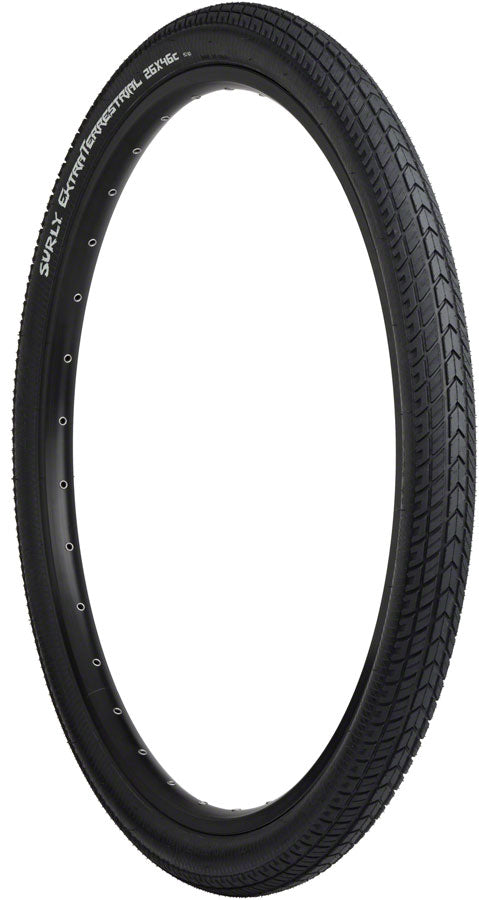 Load image into Gallery viewer, Surly ExtraTerrestrial Tire 26 x 46c Tubeless Folding Black 60tpi Touring Hybrid
