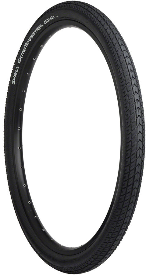 Load image into Gallery viewer, Surly ExtraTerrestrial Tire 26 x 46c Tubeless Folding Black 60tpi Touring Hybrid