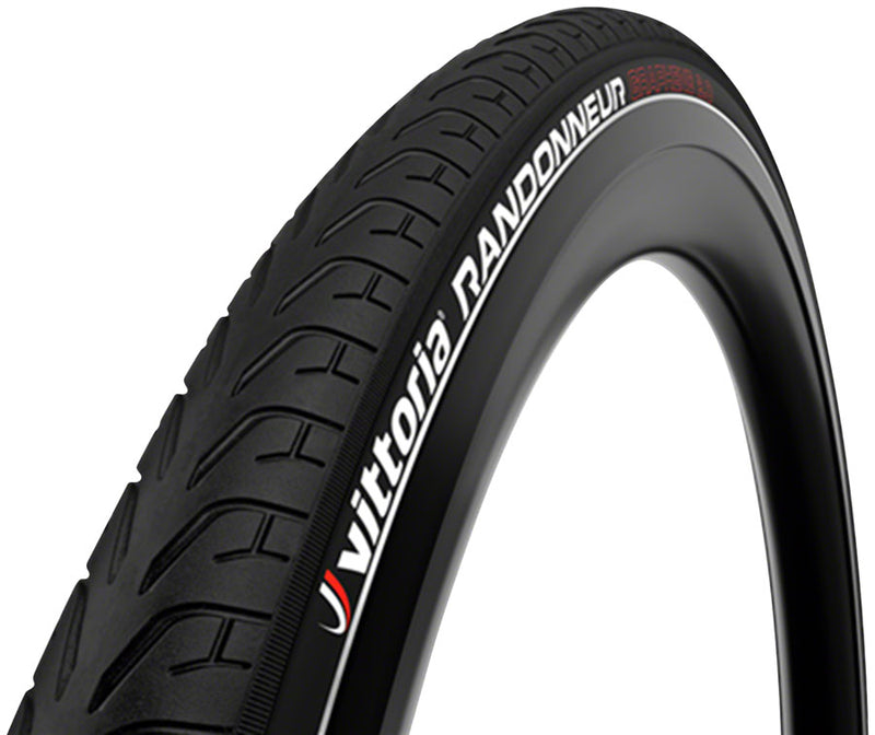 Load image into Gallery viewer, Pack of 2 Vittoria Randonneur Reflect Tire 700 x 32 Clincher Wire Black Touring Hybrid
