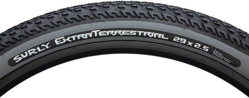Load image into Gallery viewer, Surly ExtraTerrestrial Tire 29 x 2.5 Tubeless Folding Black/Slate 60tpi