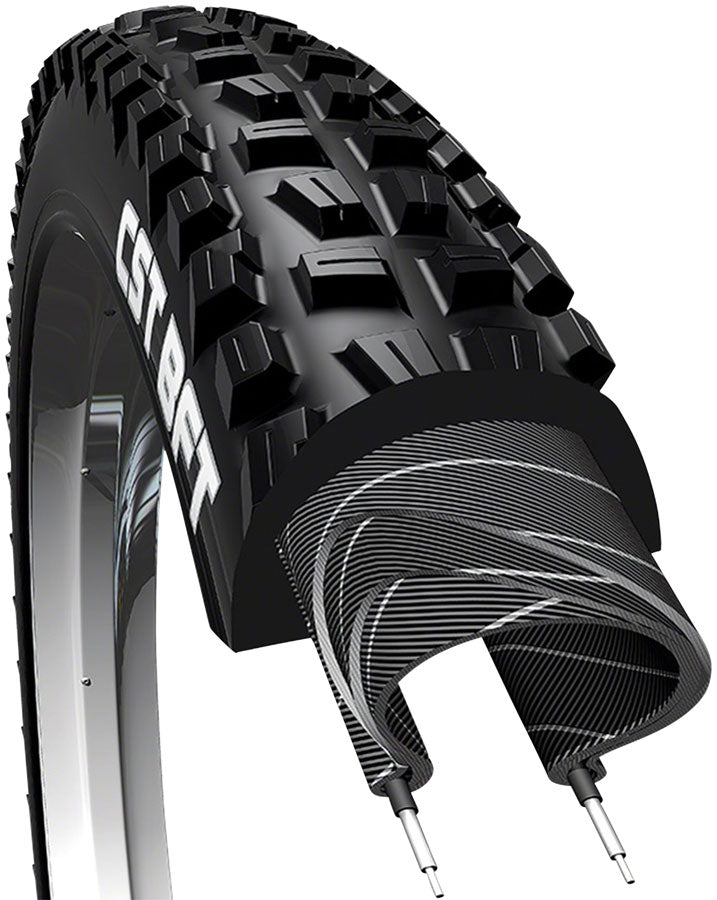 Load image into Gallery viewer, CST Big Fat Tire (BFT) - 20 x 4.0, Clincher, Wire, Black