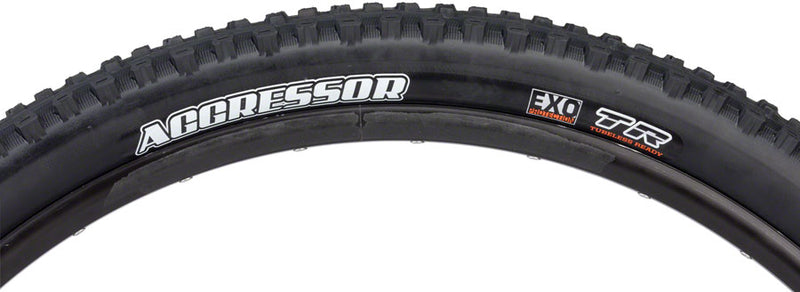 Load image into Gallery viewer, Maxxis Aggressor Tire Tubeless Folding Black Dual EXO Casing 27.5x 2.3