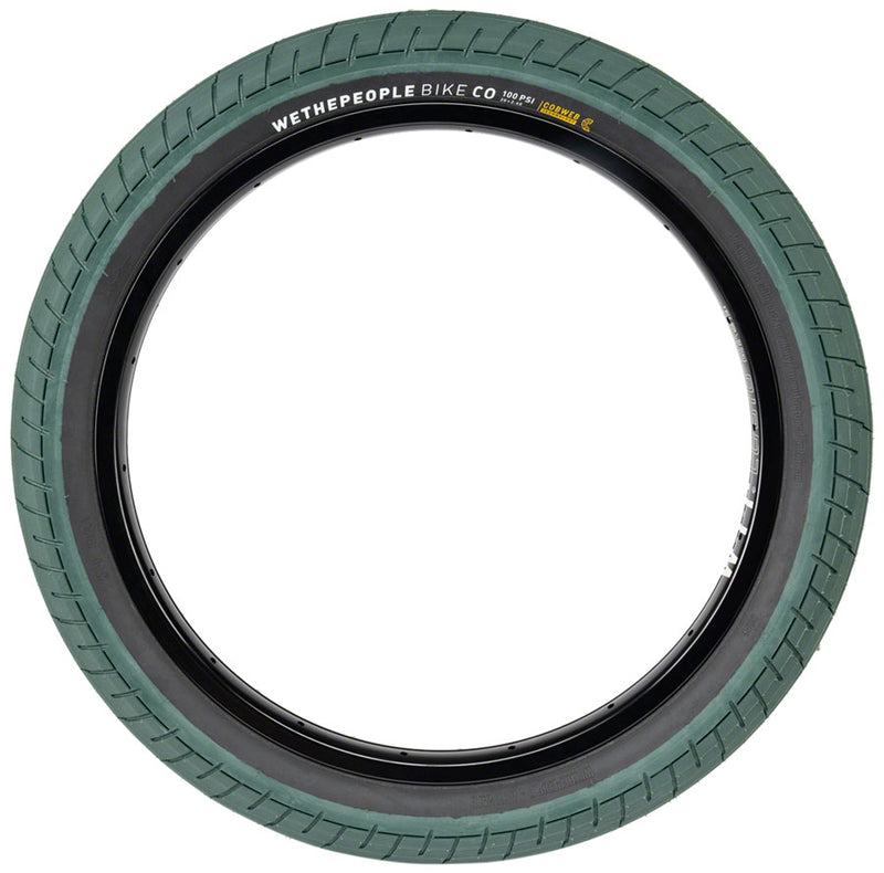 Load image into Gallery viewer, We The People Activate Tire - 20 x 2.35", 100psi, Green/Black