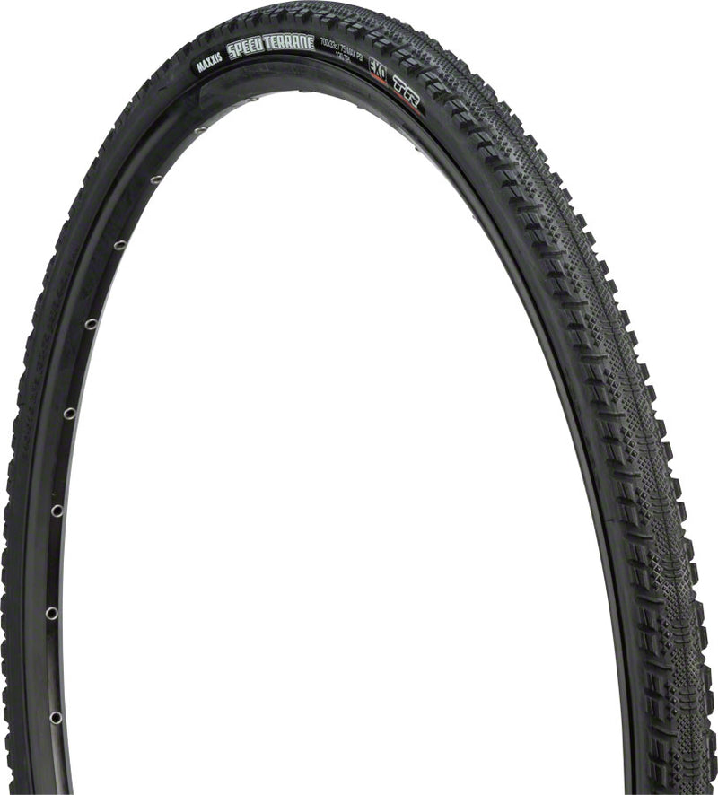 Load image into Gallery viewer, Maxxis Speed Terrane Tire Tubeless Folding Black Dual EXO Casing 700 x 34