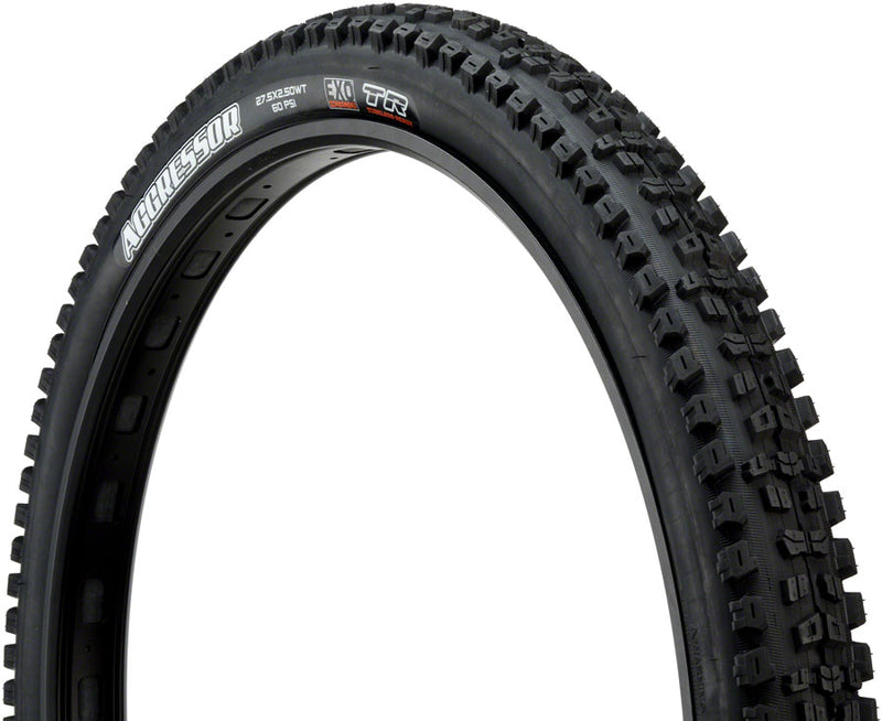 Load image into Gallery viewer, Maxxis Aggressor Tire Tubeless Folding Black Dual EXO Wide Trail 27.5 x 2.5