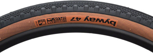 WTB Byway Tire TCS Tubeless Folding Dual Compound Black/Brown 650 x 47