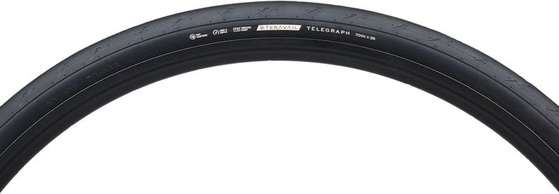 Load image into Gallery viewer, Teravail Telegraph Tire - 700 x 40, Tubeless, Folding, Black, Durable