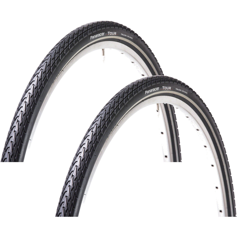 Load image into Gallery viewer, Panaracer-TourGuardPlus-Tire-700c-35-Wire-TR2179PO2-Wire-Bead-Tires