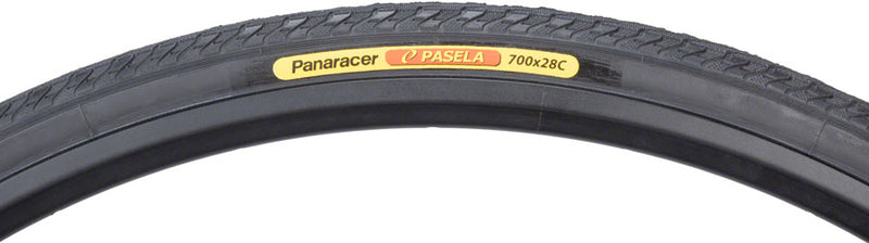 Load image into Gallery viewer, Panaracer Pasela Tire 700 x 28 Clincher Wire Steel Black 60tpi Touring Hybrid
