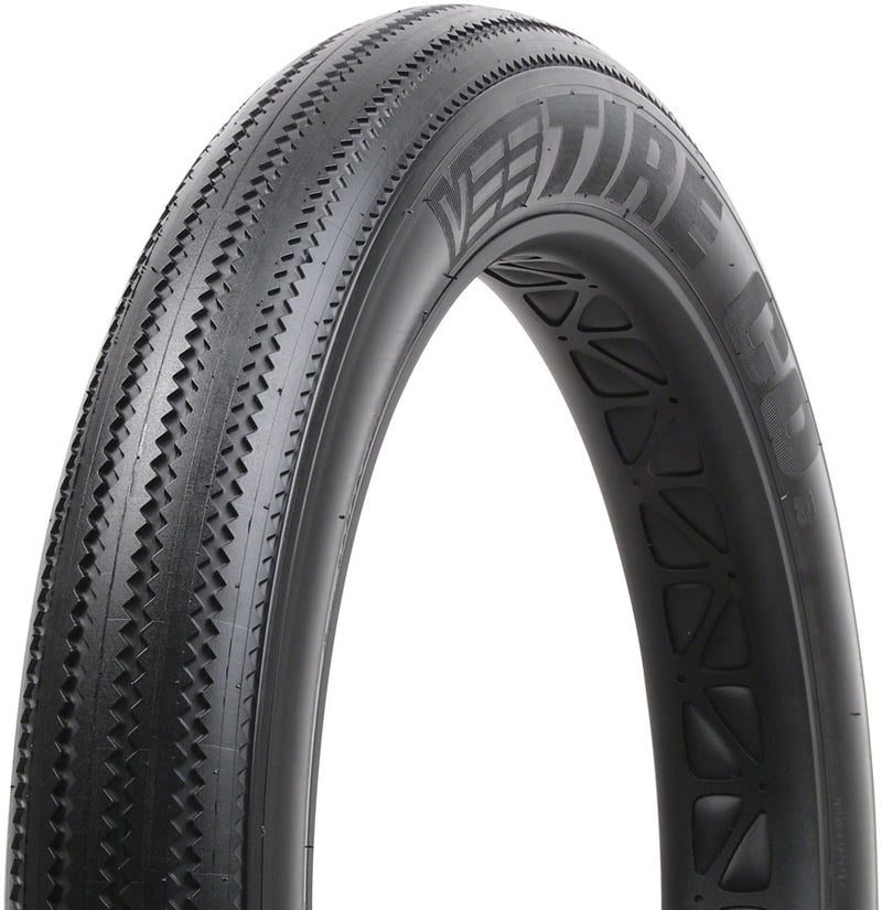 Load image into Gallery viewer, Vee Tire Co. Zigzag 20x4.0 Fat Bike Tires Clincher, Wire Bead, E-Bike Ready, Stylish Cruiser & Beach Tire Bundle