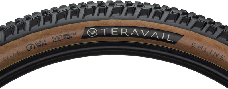 Load image into Gallery viewer, Teravail Ehline Tire 29 x 2.5 Tubeless Folding Tan Durable Fast Compound