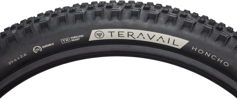 Load image into Gallery viewer, Teravail Honcho Tire 27.5 x 2.6 Tubeless Folding Black Durable Grip Compound