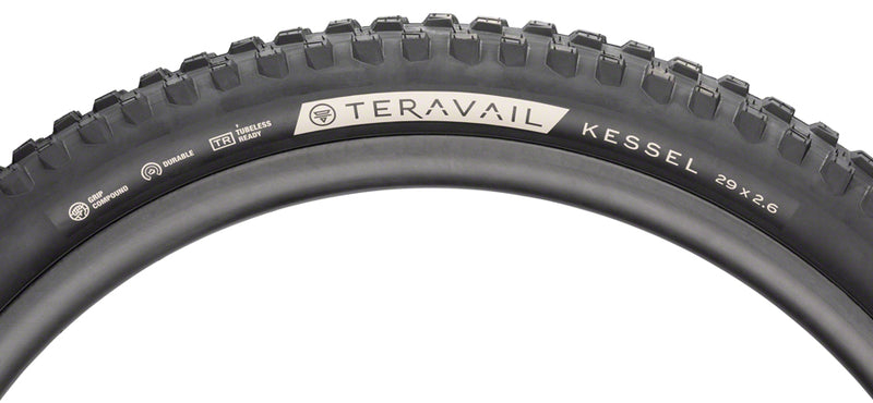 Load image into Gallery viewer, Teravail Kessel Tire 29 x 2.6 Tubeless Folding Black Durable Mountain Bike