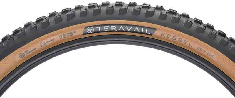 Load image into Gallery viewer, Teravail Kessel Tire 29 x 2.6 TPI 60 Tubeless Folding Tan Durable Mountain Road