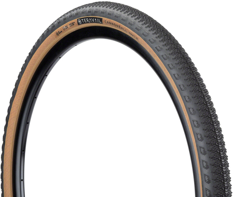 Load image into Gallery viewer, Teravail-Cannonball-Tire-700c-47-mm-Folding-TR2697-Folding-Tires