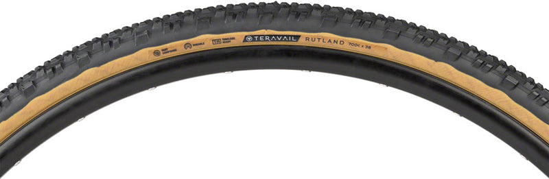 Load image into Gallery viewer, Teravail Rutland 700 x 38, Tubeless, Folding, Tan, Durable, Fast Compound