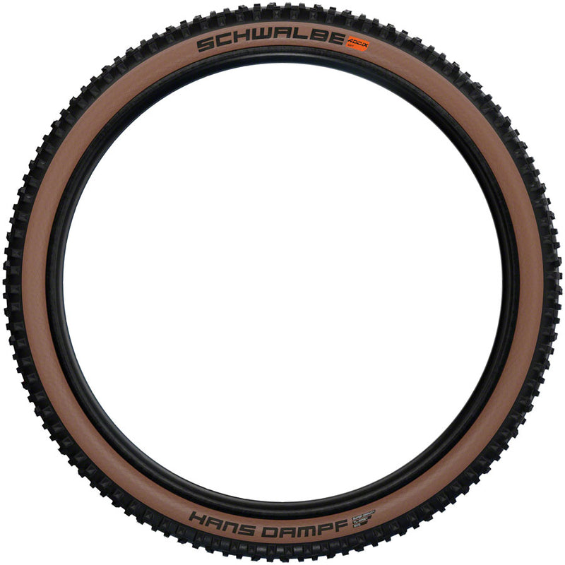 Load image into Gallery viewer, Schwalbe Hans Dampf Addix Mountain Tire, 29"x2.35, Folding, Tubeless Ready, Addix Soft, Super Trail, 67TPI, Tanwall