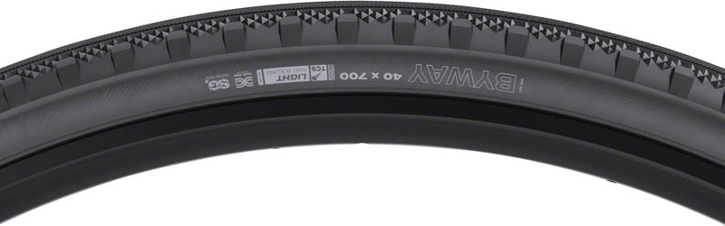 Load image into Gallery viewer, WTB Byway Tire TCS Tubeless Folding Black Light Fast Rolling SG2 700 x 40