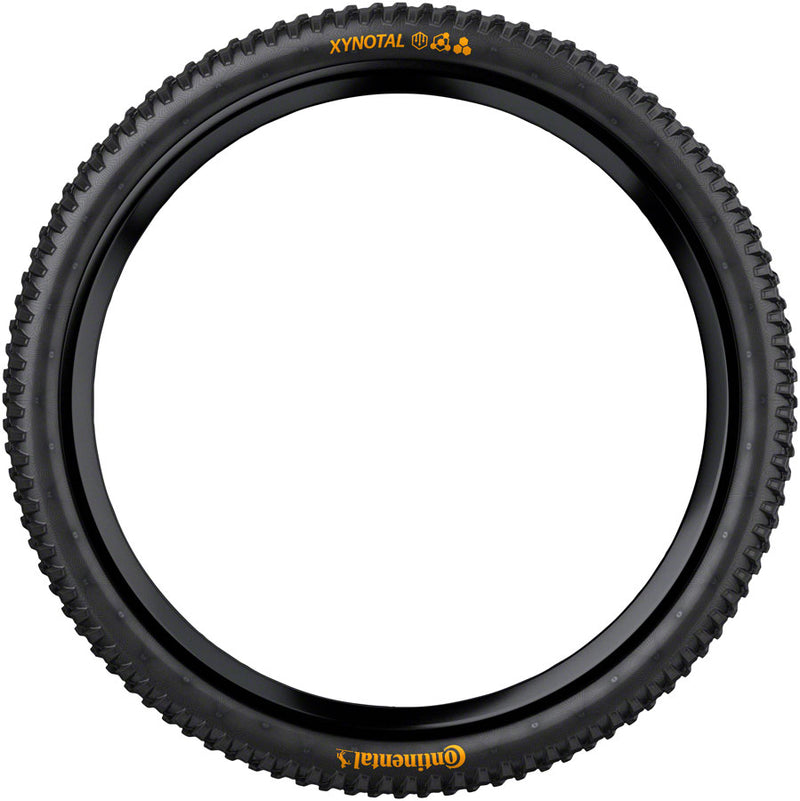 Load image into Gallery viewer, Continental Xynotal Tire - 27.5 x 2.40, Tubeless, Folding, Black, SuperSoft, Downhill Casing, E25