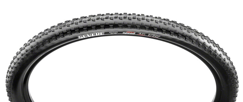 Load image into Gallery viewer, Maxxis Severe Mountain Tire 29''x2.25, Folding, Tubeless Ready, MaxxSpeed, EXO, 120TPI, Black