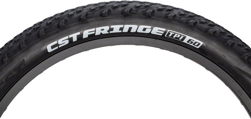 Load image into Gallery viewer, CST Fringe Tire 24 x 2.8 Clincher Wire Black Reflective BMX Bike