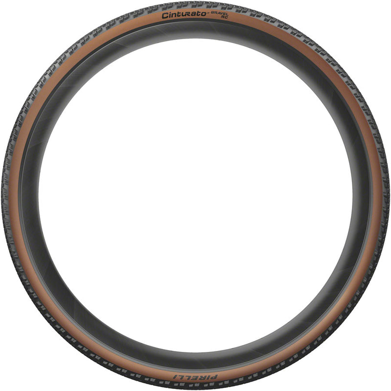 Load image into Gallery viewer, Pirelli Cinturato GRAVEL RC Gravel Tire, 700x35C, Folding, Tubeless Ready, SpeedGrip, TechWALL+, 127TPI, Tanwall