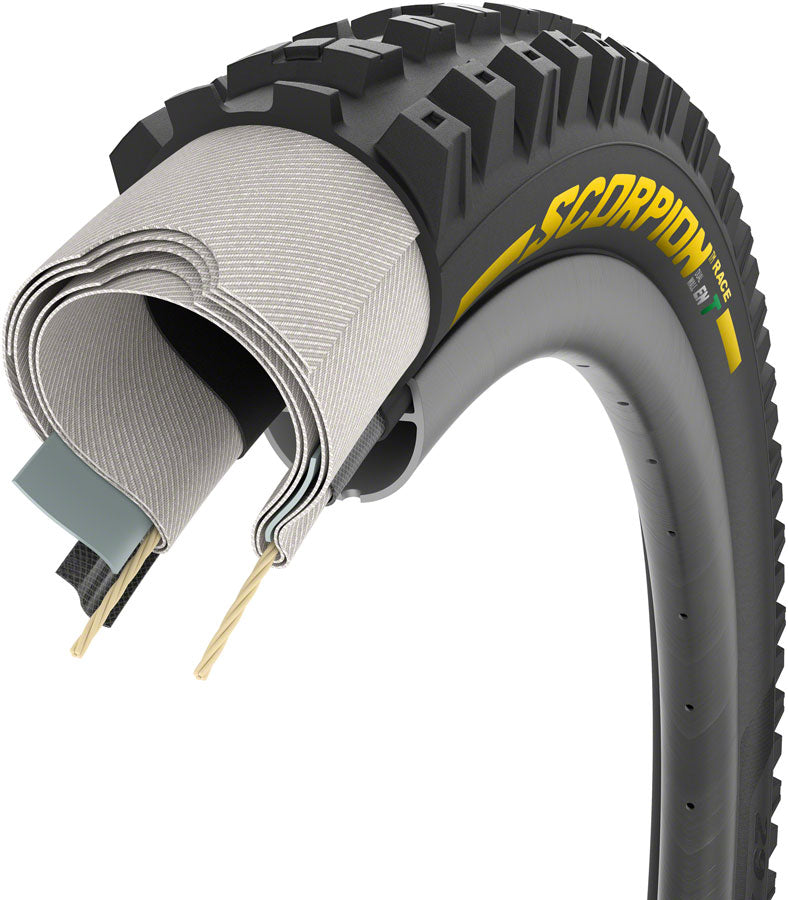 Load image into Gallery viewer, Pirelli Scorpion Race Enduro T Tire - 29 x 2.5, Tubeless, Folding, Yellow Label Team Edition, DualWALL, SmartEVO DH