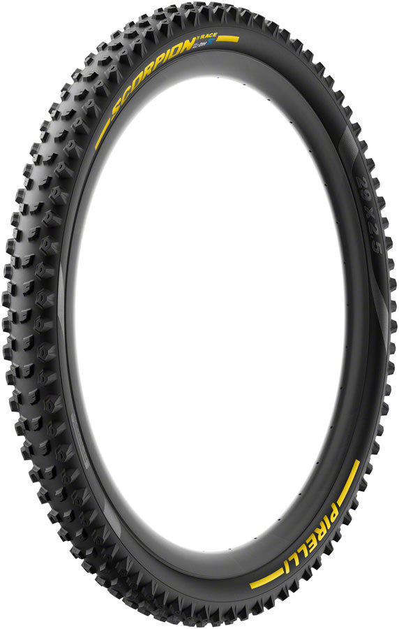 Load image into Gallery viewer, Pack of 2 Pirelli Scorpion Race DH S Tire - 29 x 2.5, Clincher, Wire, Yellow Label, DualWALL+, SmartEVO DH