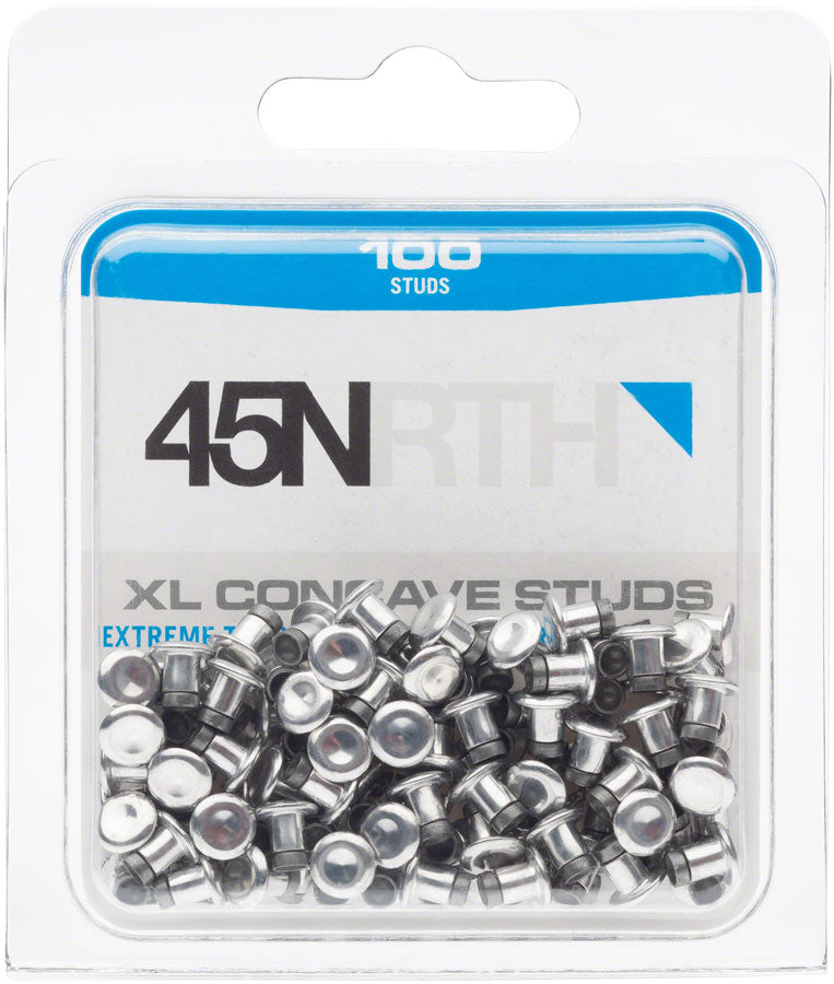 Load image into Gallery viewer, 45NRTH XL Concave Carbide Aluminum Tire Studs - Pack of 100
