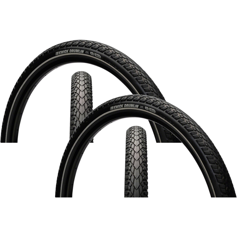 Load image into Gallery viewer, Kenda-Kwick-Drumlin-Tire-700c-50-Wire-TR4000PO2-Wire-Bead-Tires
