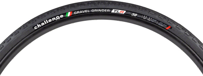 Load image into Gallery viewer, Challenge Gravel Grinder Race Tire 700 x 38 Tubeless Folding Black Road Bike
