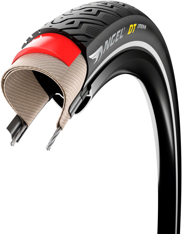 Load image into Gallery viewer, Pirelli Angel DT Urban Tire - 700 x 52, Clincher, Wire, Black, Reflective