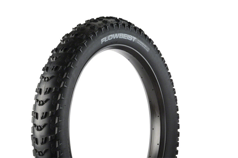 Load image into Gallery viewer, 45NRTH Flowbeist Tire 26 x 4.6 TPI 120 Tubeless Folding Black Fat Bike MTB