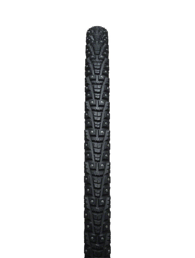 Load image into Gallery viewer, 45NRTH Gravdal Tire 700 x 38 Clincher Steel Black 33tpi 252 Carbide Steel Studs