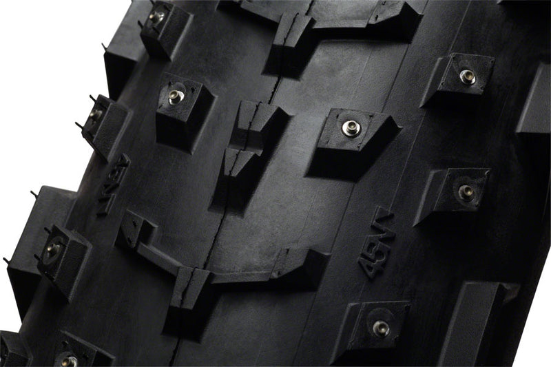 Load image into Gallery viewer, 45NRTH Dillinger 4 Tire 26x4 Tubeless Blk 120tpi 240 Concave Carbide alloy Studs