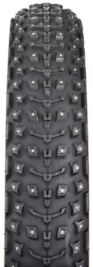 Load image into Gallery viewer, 45NRTH Dillinger 5 Tire 26x4.6 Tubeless Tan 258 Concave Carbide Alloy Studs