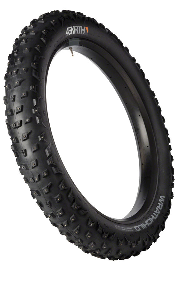 Load image into Gallery viewer, 45NRTH Wrathchild Tire 27.5x4.5 Tubeless Blk 120tpi 252 XL Concave Carbide Studs