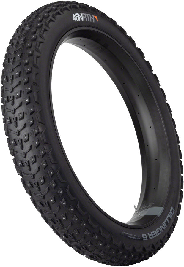 Load image into Gallery viewer, 45NRTH Dillinger 5 Tire 26x4.6 Tubeless Blk 120tpi 258 Concave Carbide alloy