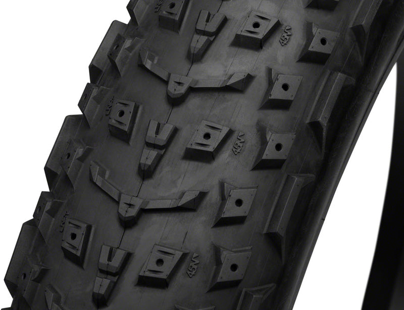 Load image into Gallery viewer, 45NRTH Dillinger 5 Tire 26 x 4.6 Tubeless Folding Black 120tpi Studdable