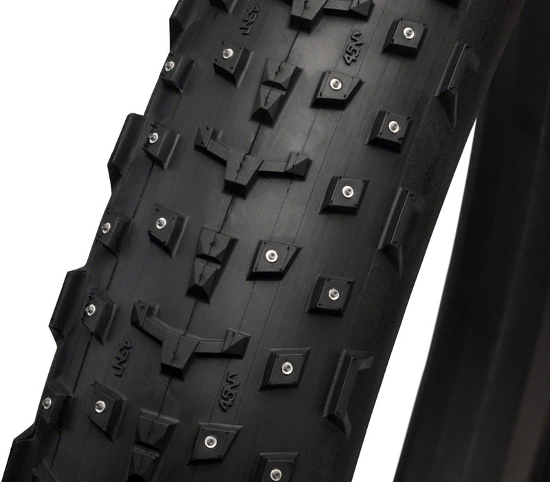 Load image into Gallery viewer, 45NRTH Dillinger 4 Tire 27.5x4 Tubeless Blk 120tpi 252 Concave Carbide alloy