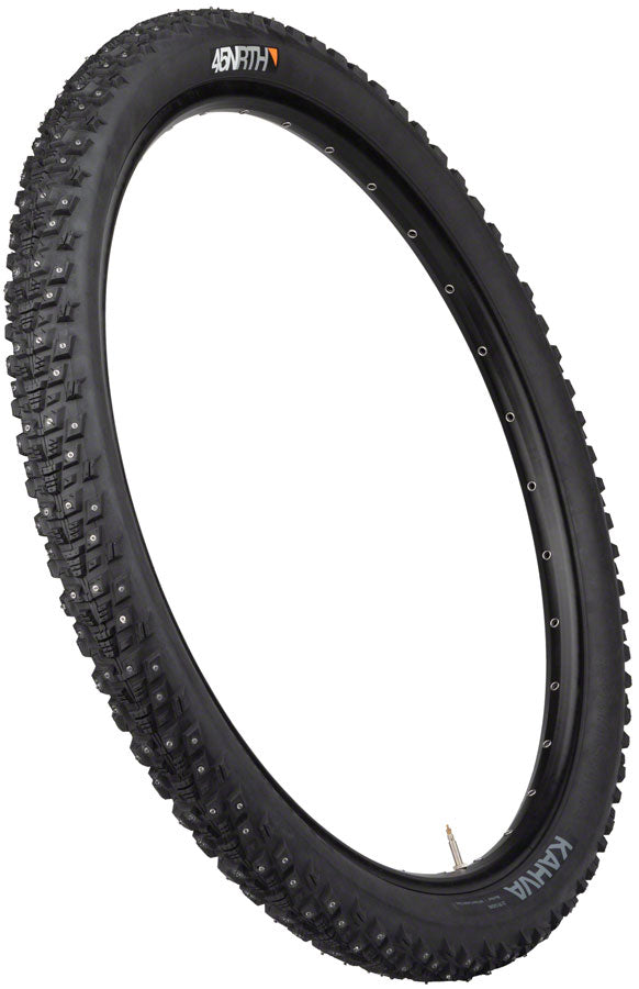 Load image into Gallery viewer, 45NRTH Kahva Tire 27.5 x 2.1 Clincher Steel Black 33tpi 240 Carbide Steel Studs