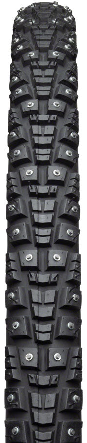 Load image into Gallery viewer, 45NRTH Gravdal Tire 650bx38 Clincher Steel Black 33tpi 240 Carbide Steel Studs