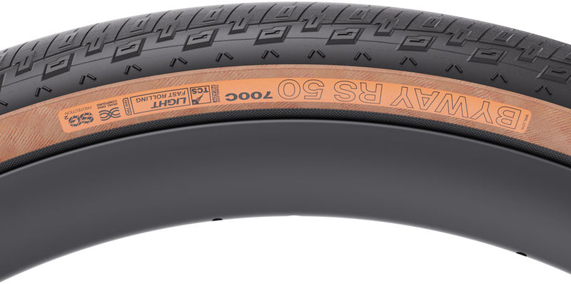 Load image into Gallery viewer, WTB Byway RS 50 Tire - 700 x 50, TCS Tubeless, Folding, Black/Tan, Light/Fast Rolling, Dual DNA, SG2