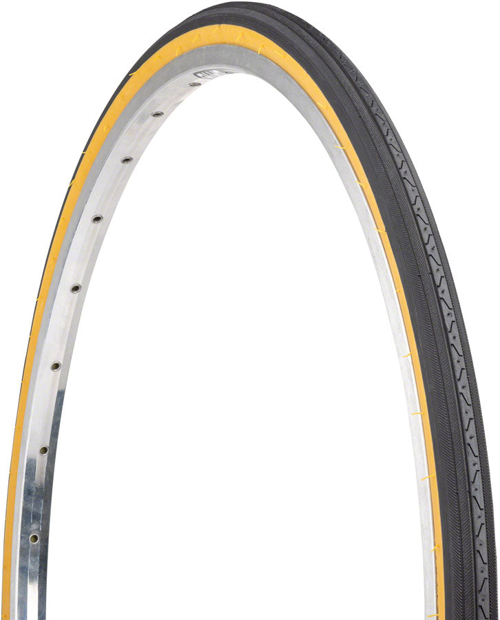 Load image into Gallery viewer, Pack of 2 Kenda Street K35 Tire 27 x 11/4 Clincher Wire Black/Tan 22tpi
