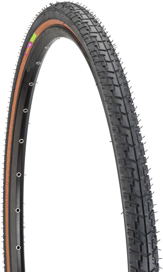 Load image into Gallery viewer, Pack of 2 Kenda Street K830 Tire 700 x 38 Clincher Wire Black/Mocha 60tpi