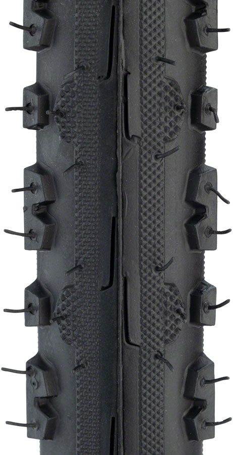 Load image into Gallery viewer, Kenda Kross Plus Tire 700 x 38 Clincher Wire Black/Tan 30tpi Touring Hybrid
