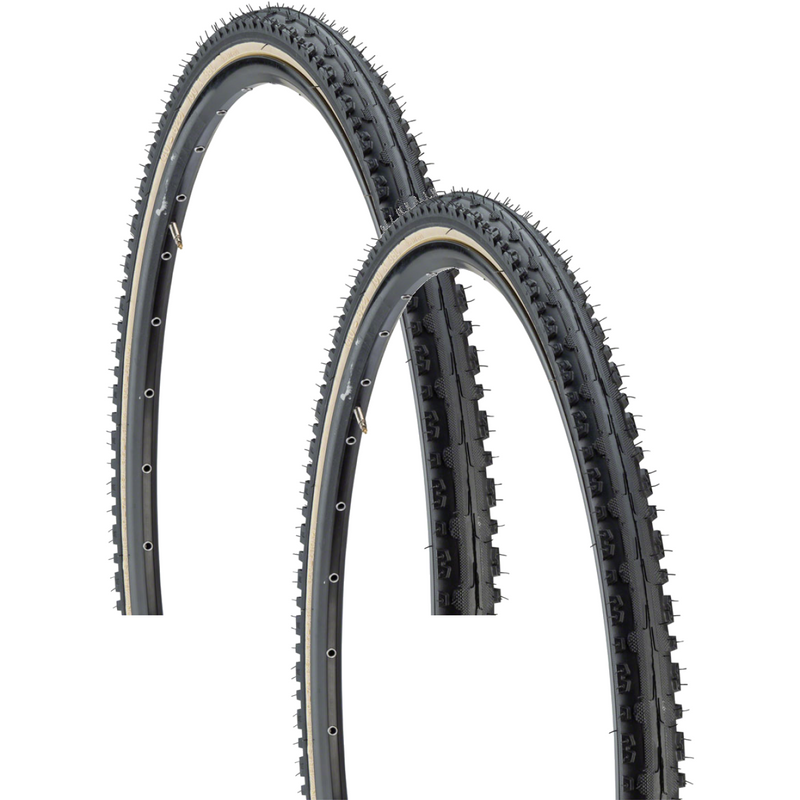 Load image into Gallery viewer, Kenda-Kross-Plus-Tire-700c-38-Wire-TR5131PO2-Wire-Bead-Tires