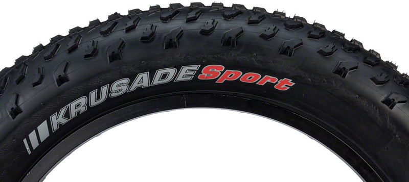 Load image into Gallery viewer, Kenda Krusade Tire 20 x 4 Clincher Wire Black 60tpi Reflective BMX Mountain Bike