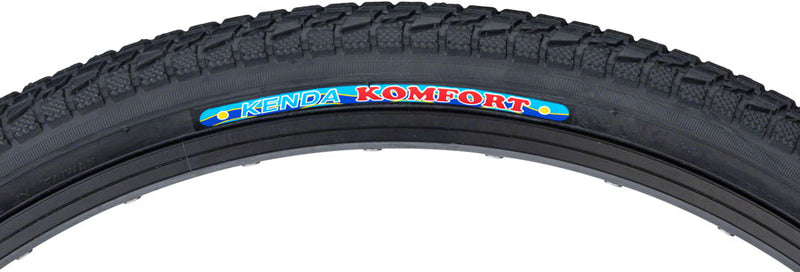 Load image into Gallery viewer, Kenda Komfort Tire 26 x 1.95 PSI 65 TPI 60 Clincher Wire Black Road Bike
